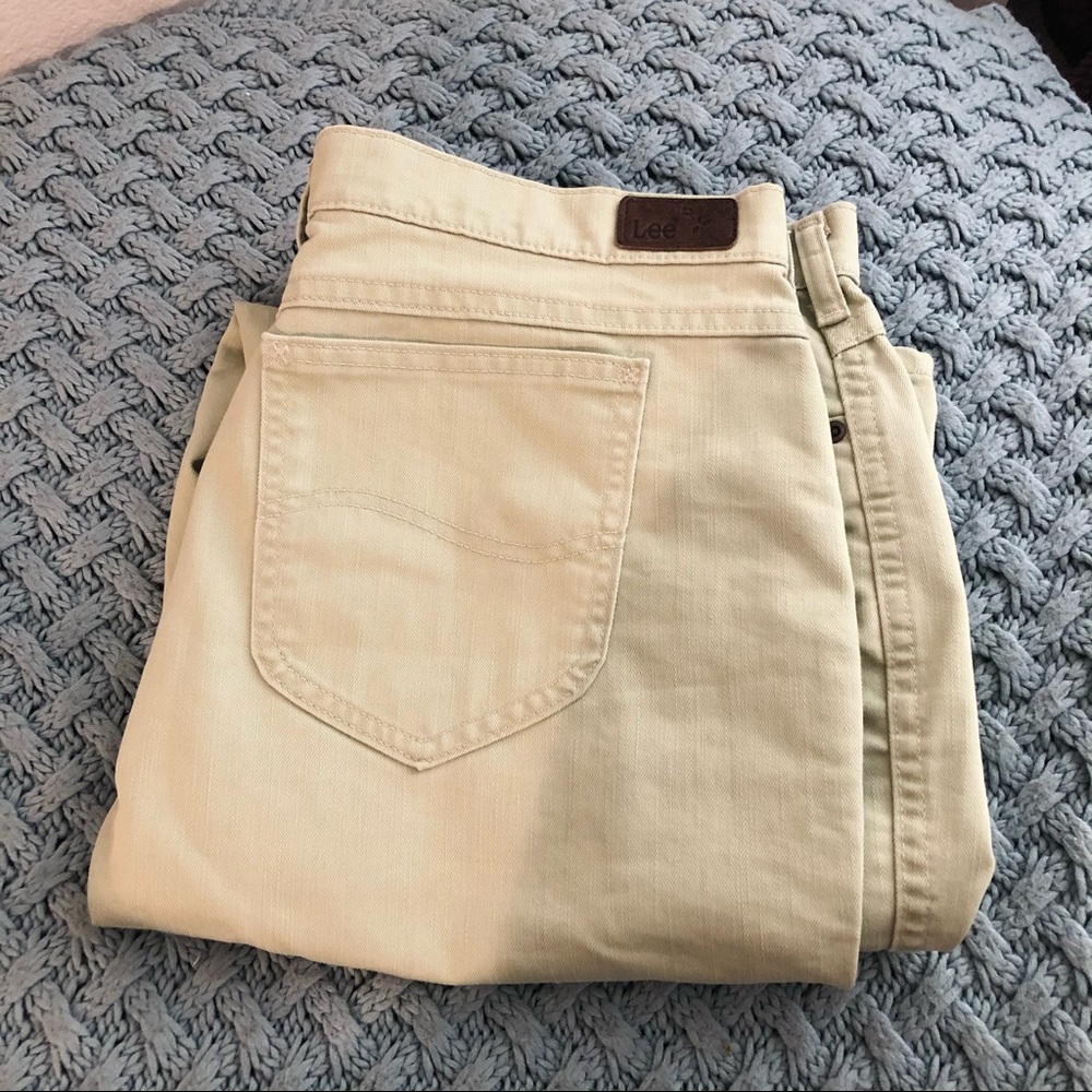 vintage Lee green mom jeans